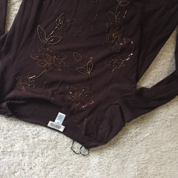 dressy sequin top - Picture 3 of 5